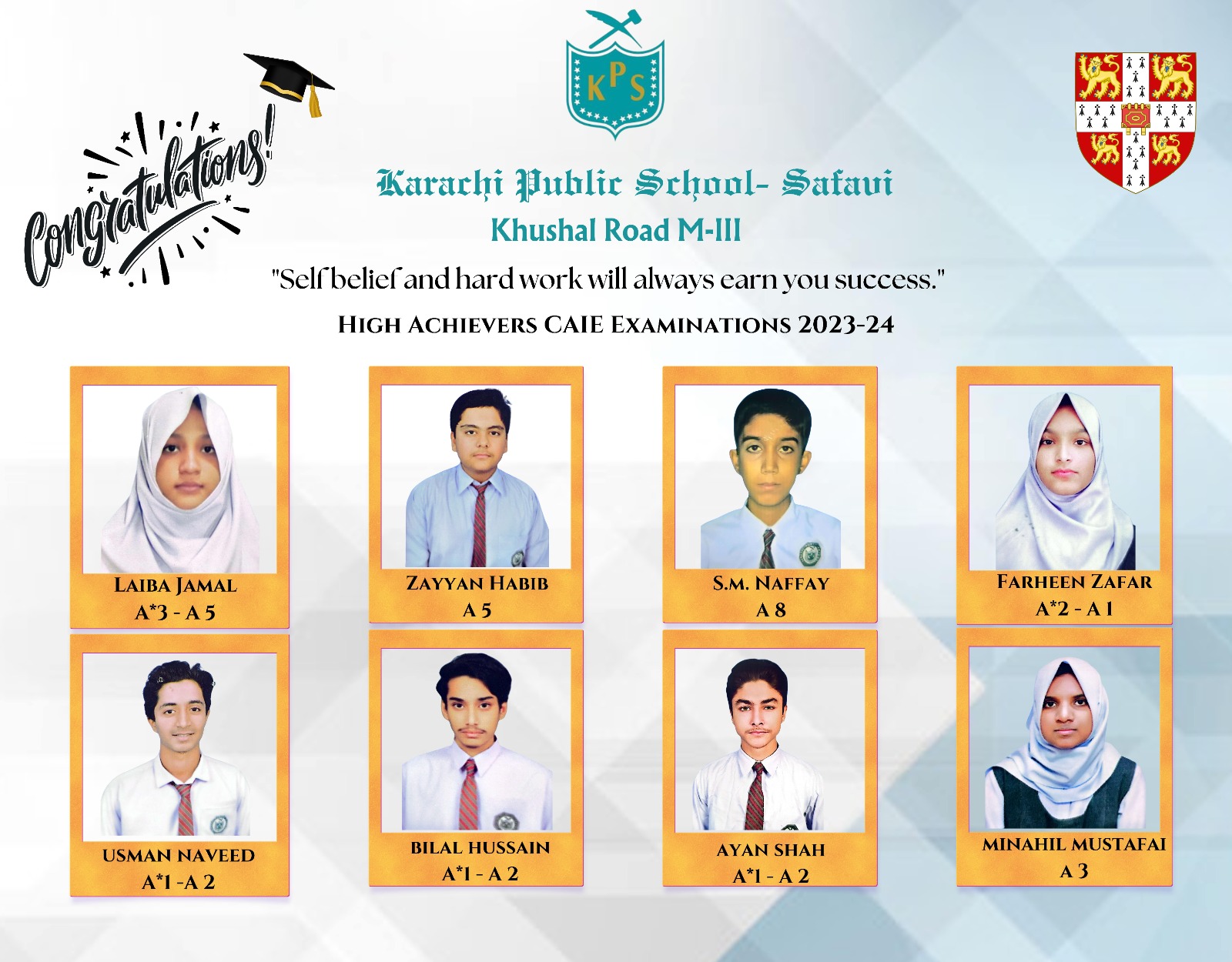 Karachi Public School High Achievers