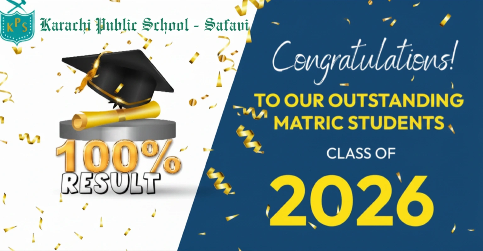 KPS Matric Result Banner